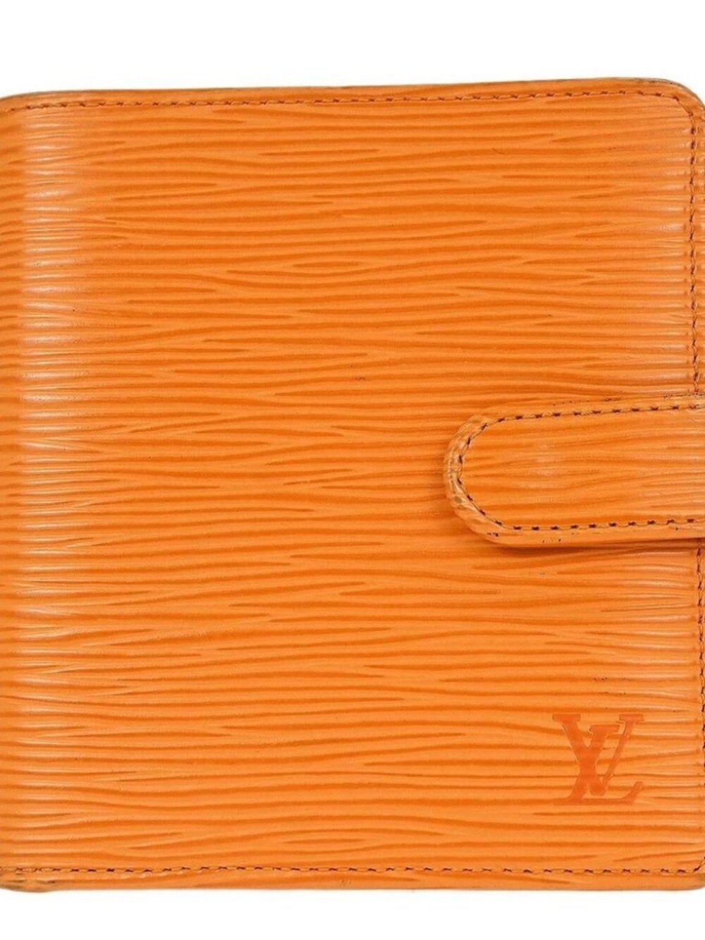 Louis Vuitton Orange Epi Porte Vie Compact Wallet M6355H MI0063 187247